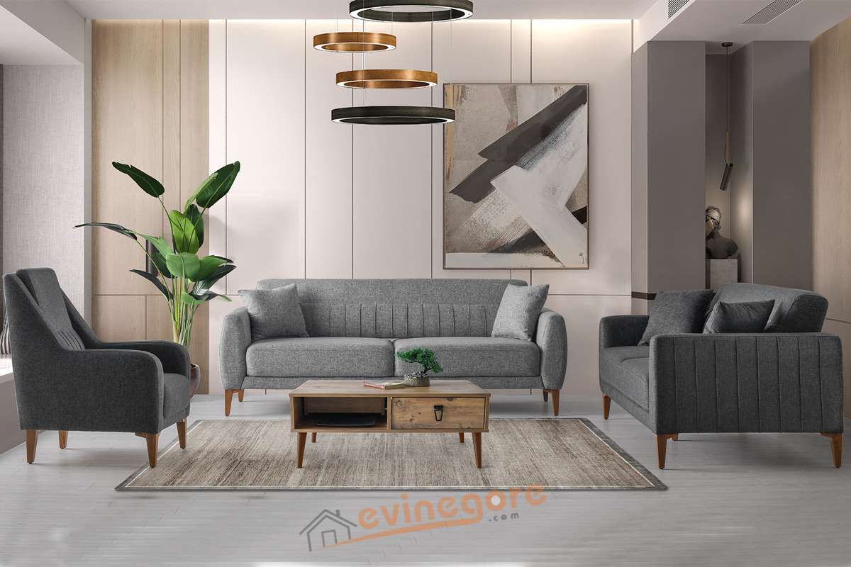 Mars Koltuk Takımı Üçlü Koltuk