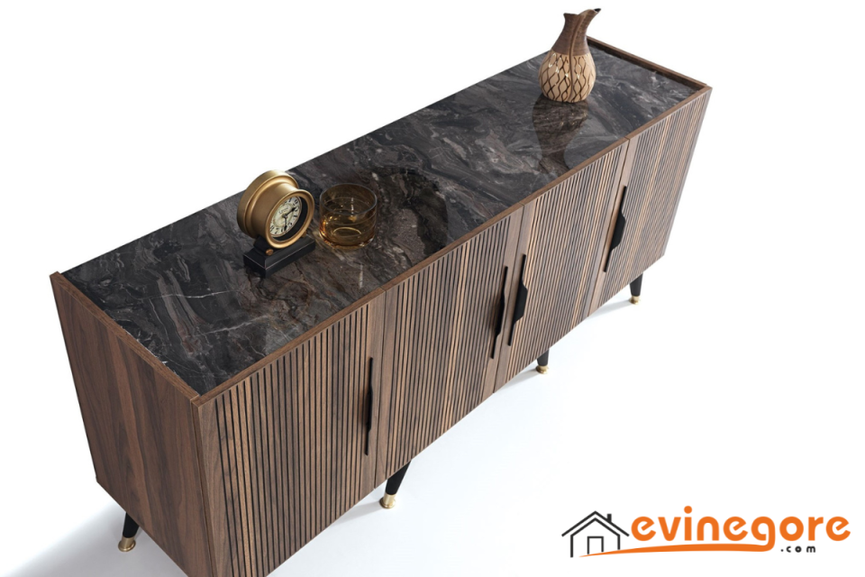 Cunda Ceviz Yemek Odası Yemek Masası