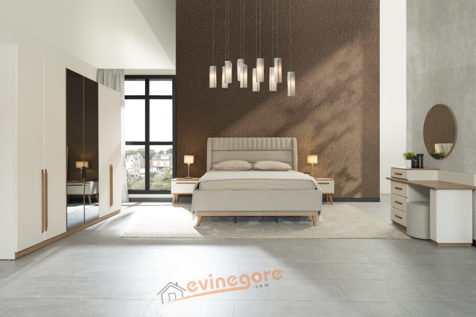 Liza Yatak Odası Başlık+Bazalı Karyola