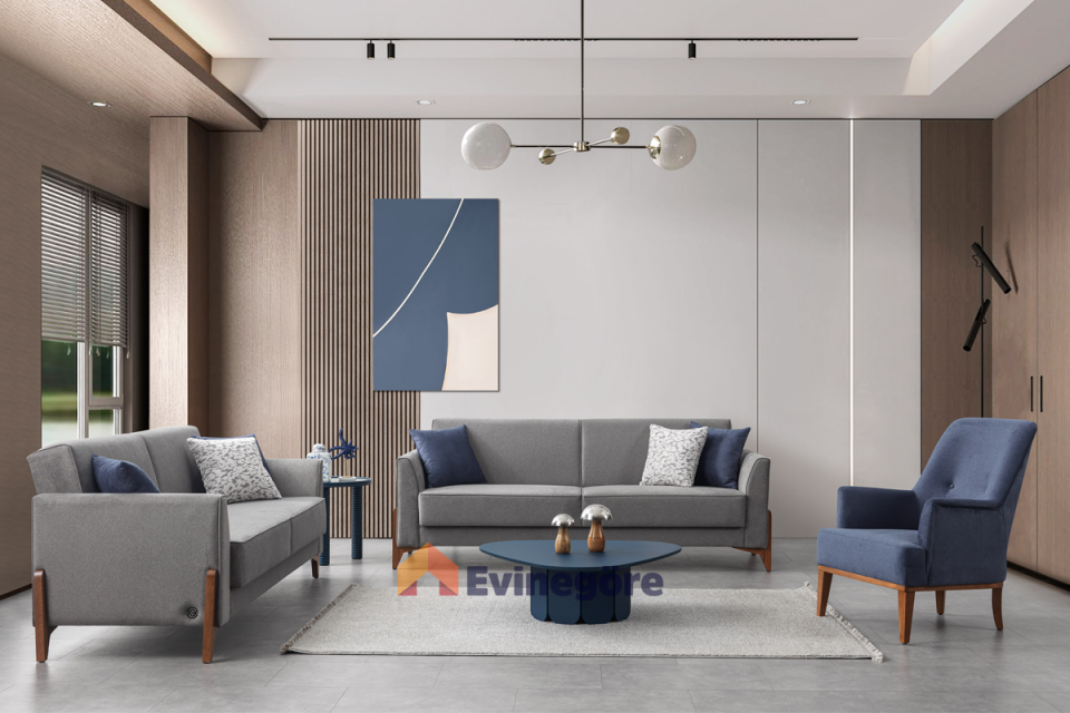 Puzzle Koltuk Takımı Üçlü Koltuk