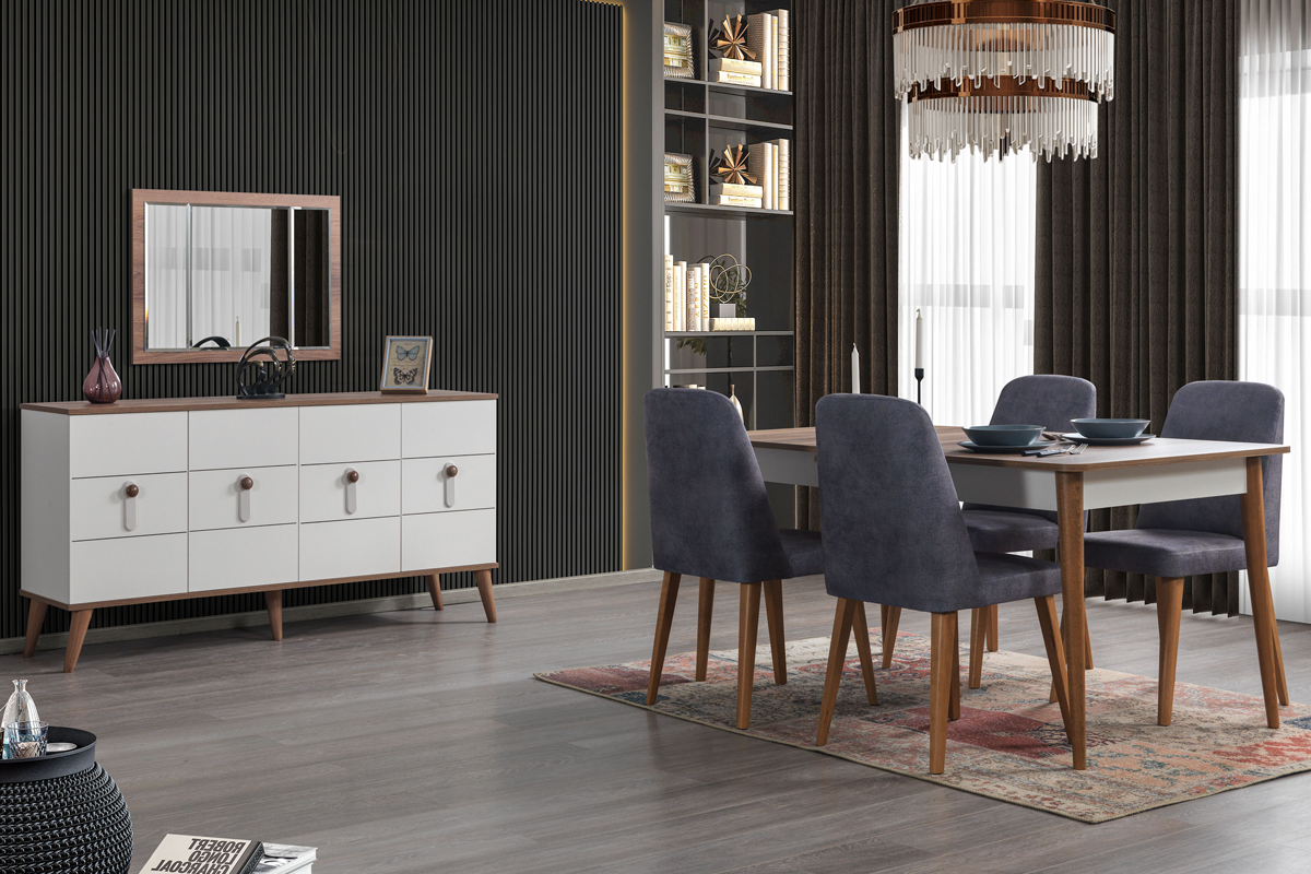 Efsane Yemek Odası Açılır Yemek Masası