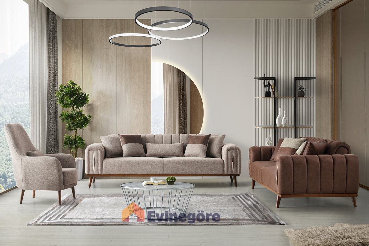 Prisma Koltuk Takımı Üçlü Koltuk