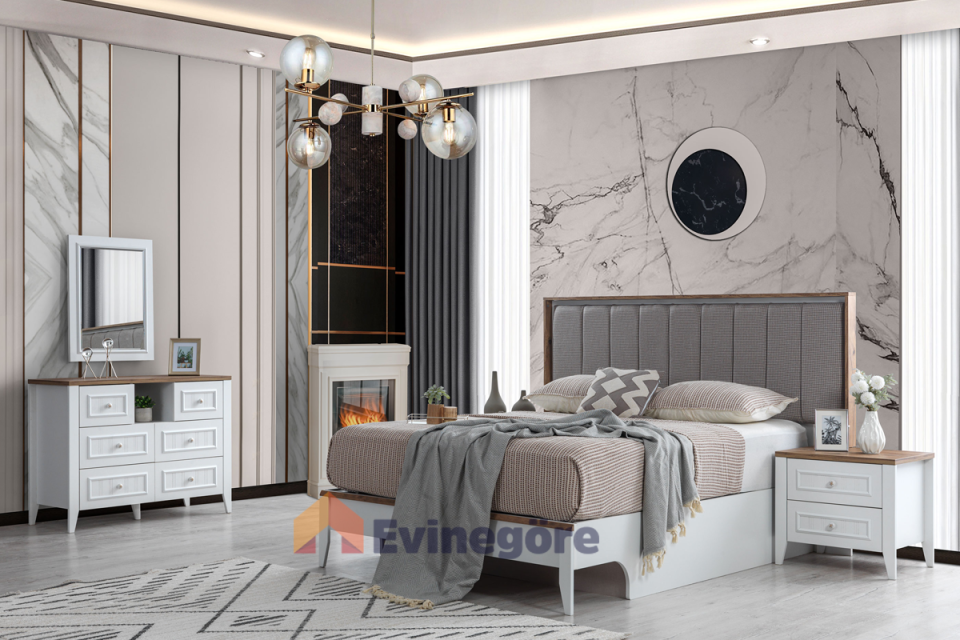 Yalı Yatak Odası 150*200 Baza