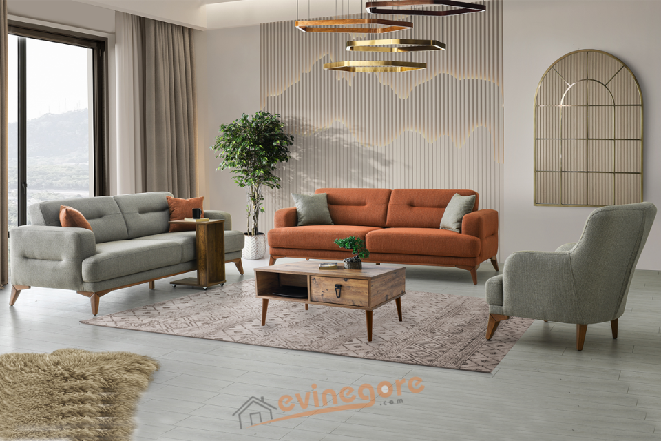 Yelken Koltuk Takımı Üçlü Koltuk