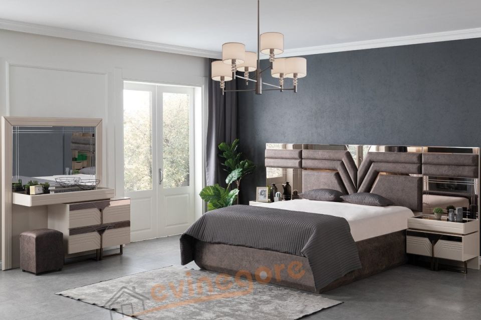 Calvin Yatak Odası Başlık+Bazalı Karyola