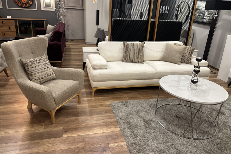 Glorya Koltuk Takımı Üçlü Koltuk