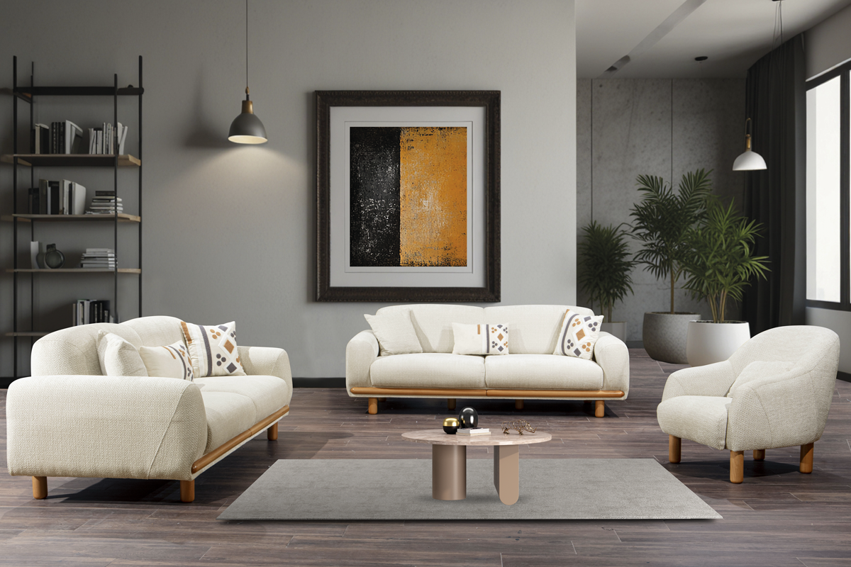 Diamond Koltuk Takımı Üçlü Koltuk