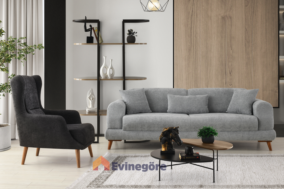 Defne Koltuk Takımı Üçlü Koltuk