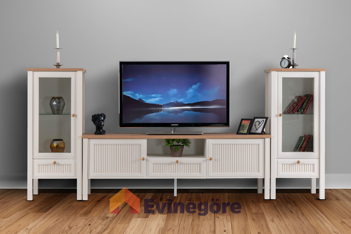 Alaçatı Tv Ünitesi Tv Ünite Üst Modül