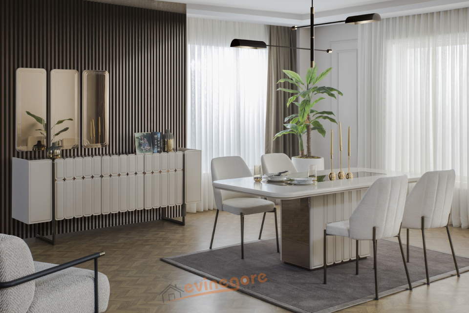 Stella Yemek Odası Konsol+Konsol Aynası