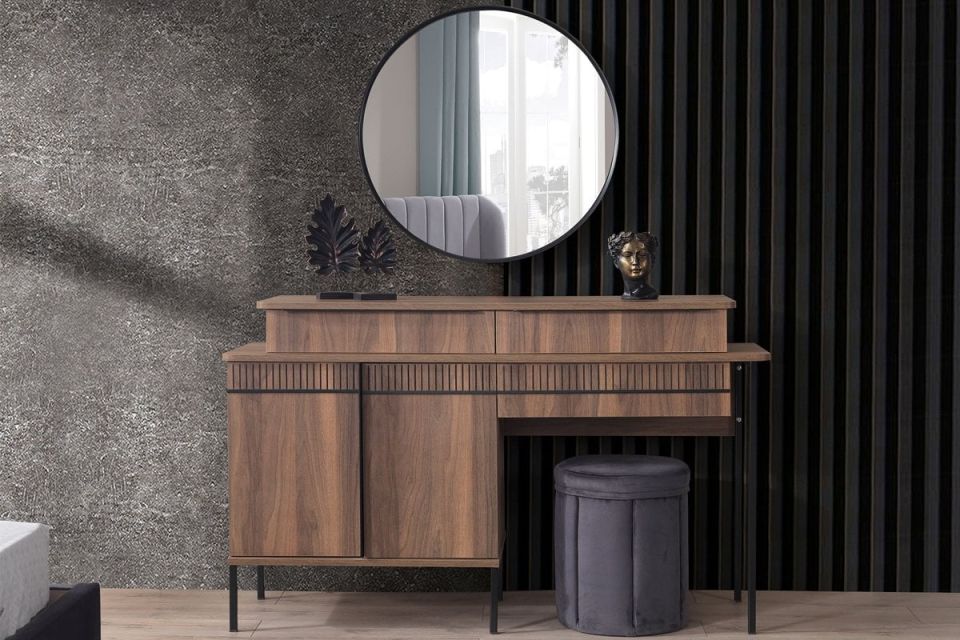 Born Ceviz Yatak Odası Gardrop