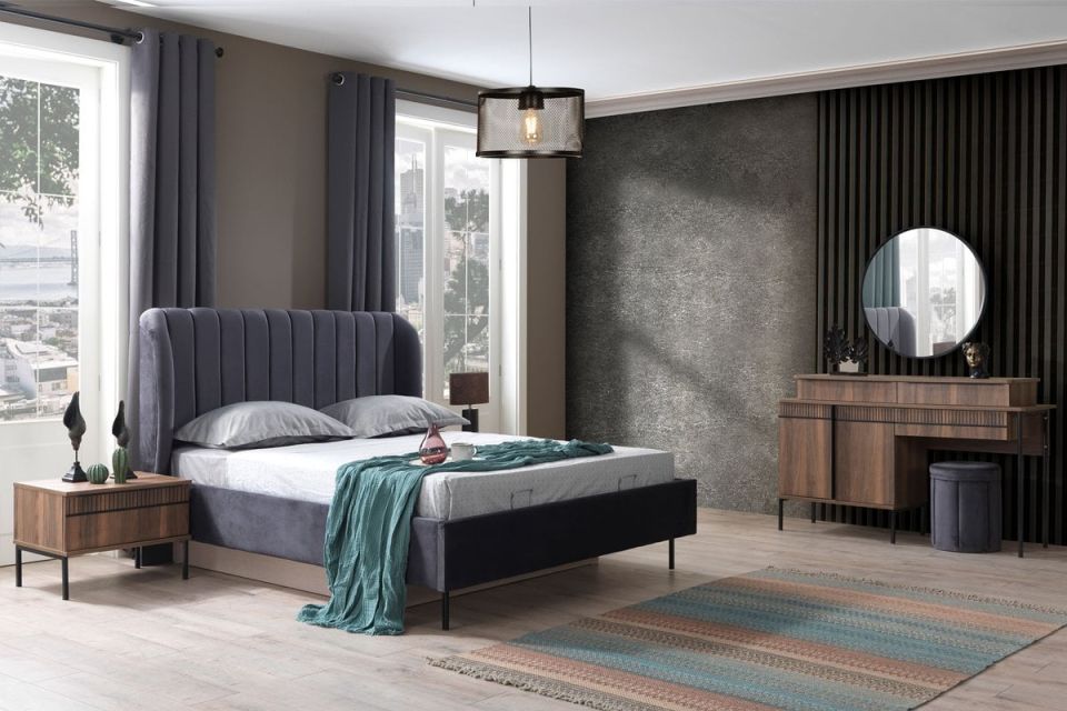 Born Ceviz Yatak Odası Şifonyer