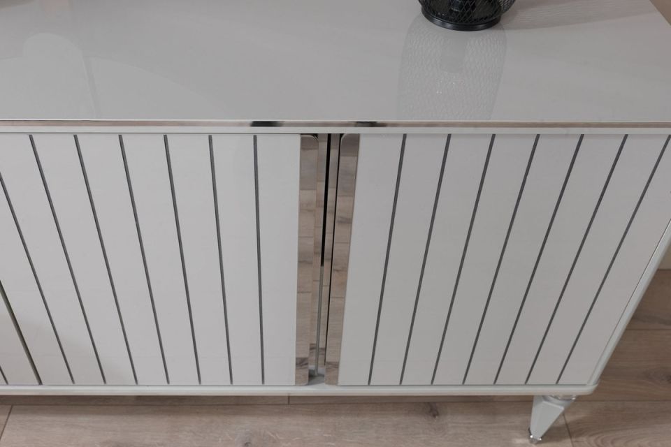 Malta Gri Yemek Odası Konsol Aynası