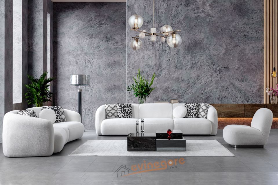 Kapris Koltuk Takımı Üçlü Koltuk (Sabit)