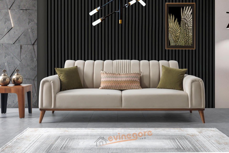 Venedik Koltuk Takımı Üçlü Koltuk