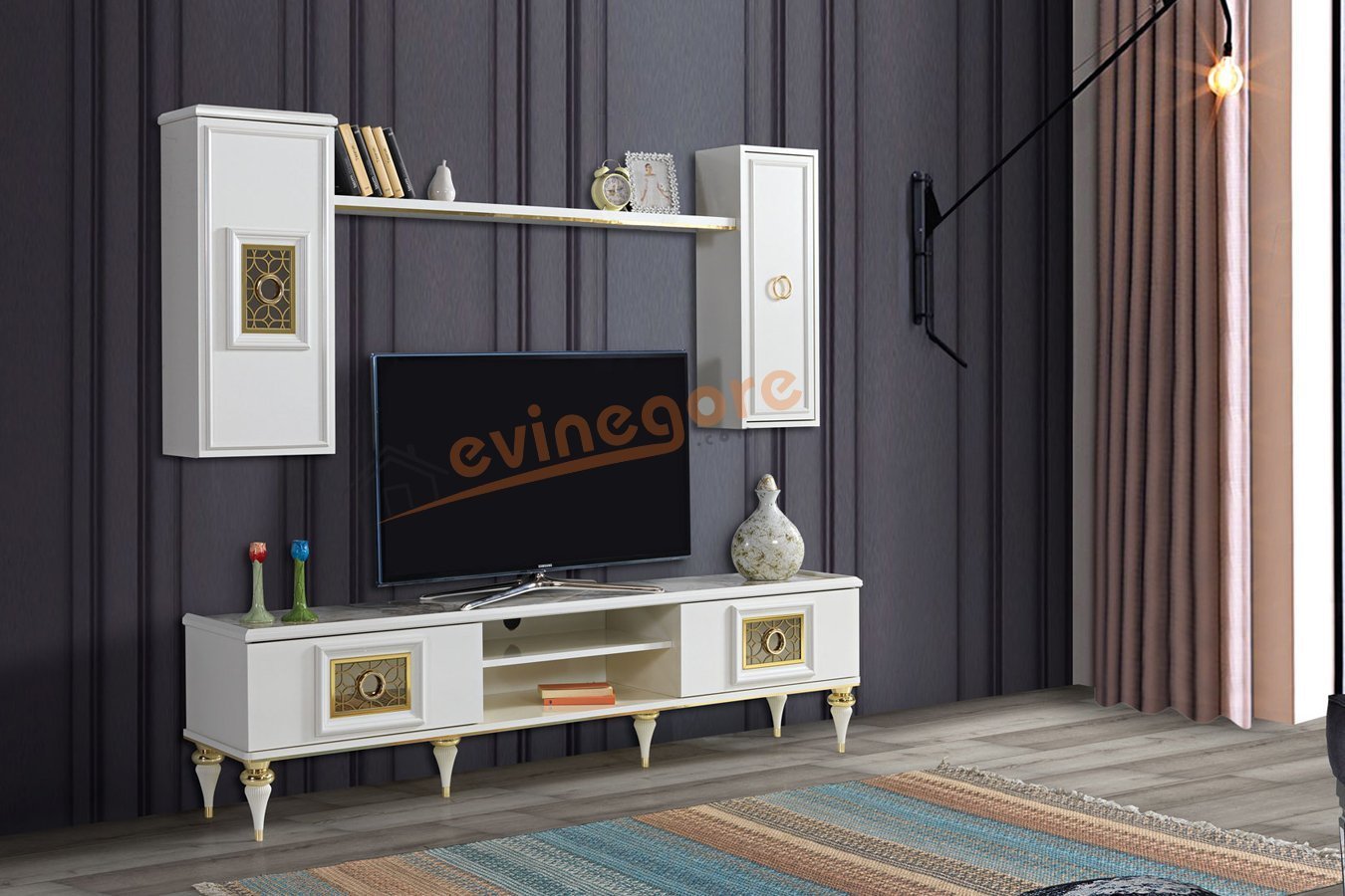 Nova Ekru Tv Ünitesi Tv Ünite Üst Modül