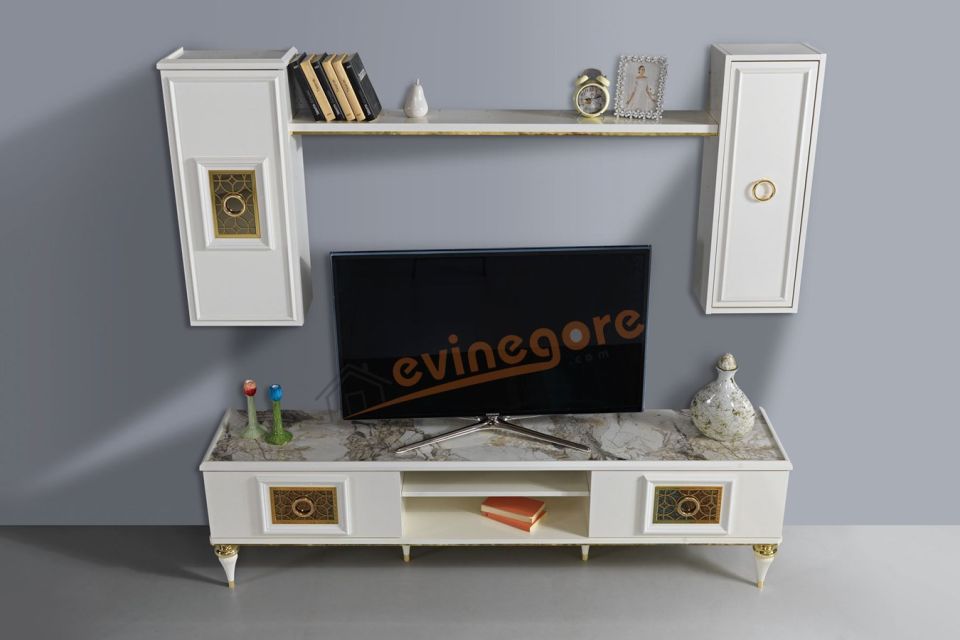 Nova Ekru Tv Ünitesi Tv Ünite Üst Modül