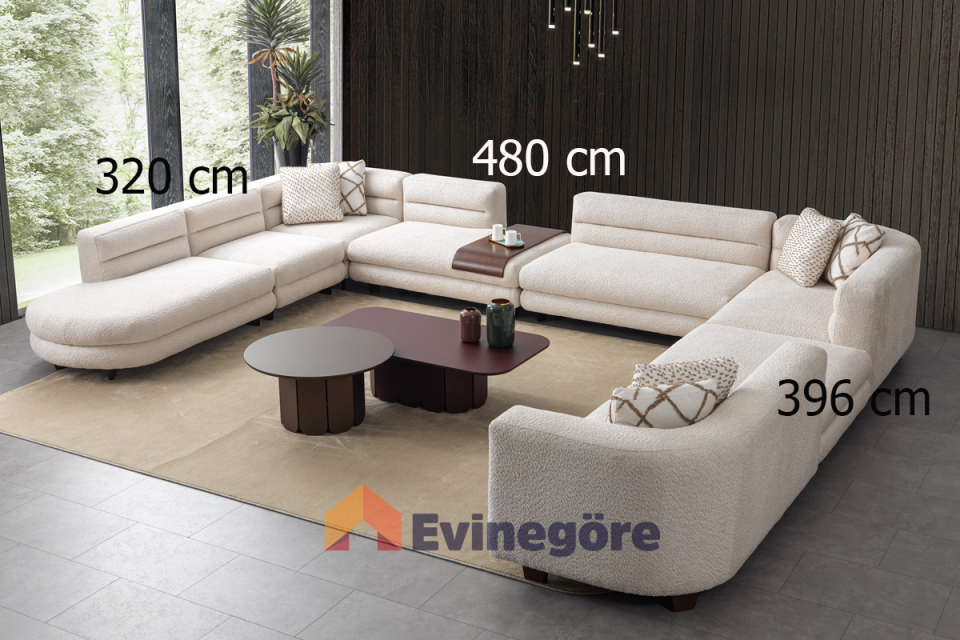 Potenza U Köşe Koltuk